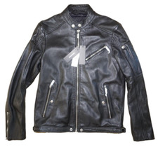 DIESEL L-CASE-KA LEATHER JACKET SIZE XL 100% AUTHENTIC