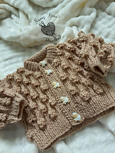 Nanny beau handknit beige - nanny,