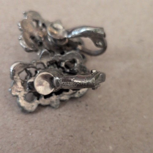 Vintage silver tone filigree - vintage, silver-tone