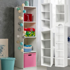 Tall Wide Wooden 2/3/4/5 Cube Bookcase Shelving Display Storage Unit Cabinet 