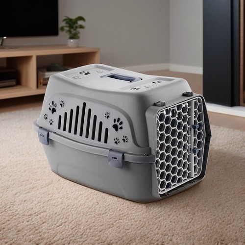 Large dog cat carrier box - cat,