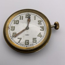 Vintage 8 Days Swiss Made 15 Jewels Travel / Car Clock - Spares/Repairs/Parts