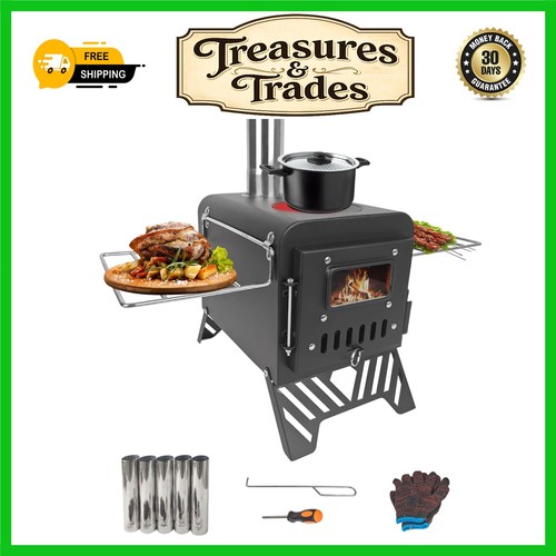 Portable wood burning tent - portable,