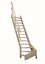Wooden Staircase - Space Saving Stairs - Saver Stair Case 3.11m - 1/4 turn