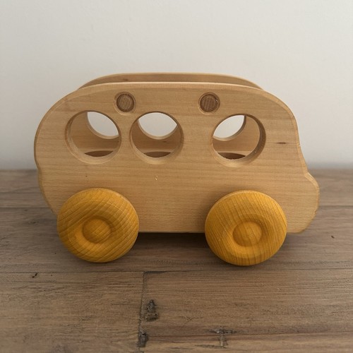 Grimm wooden toys - wooden, bus
