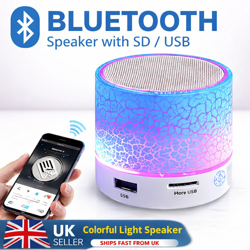 Mini bluetooth speaker led - bluetooth,