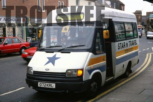 35mm slide star travel ford - slide,