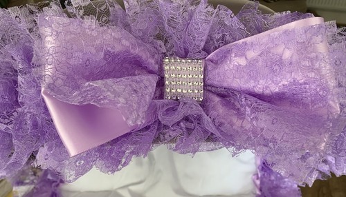 Pram pushchair lilac frilly - pram/pushchair,