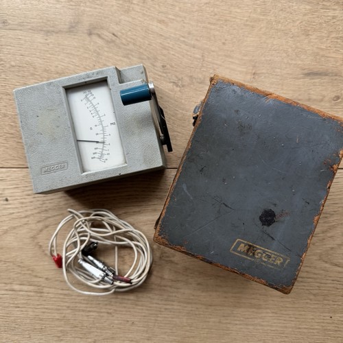 Vintage megger mastermeter ohm - vintage,