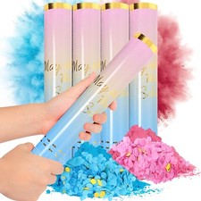 Gender Reveal confetti & powder cannon / biodegradable / Baby gender reveal