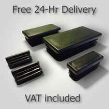  Rectangular Plastic End Caps