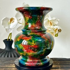 6.03LB Natural "Seven Colors Jade" vase specimen -Taiwan China