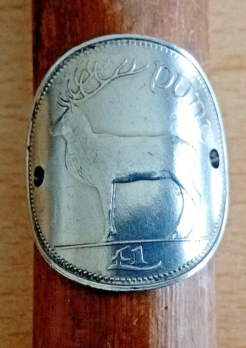 Walking stick badge irish - walking,