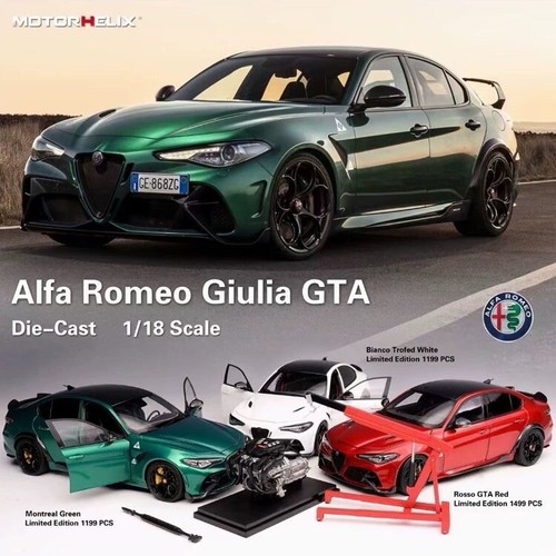 Motorhelix alfa romeo - 1/18,