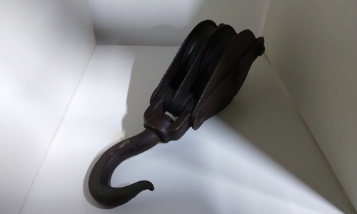 Vintage cast iron - cast, block