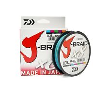 Daiwa J-Braid X8 - 300m / 330yd - Multicoloured - Various sizes