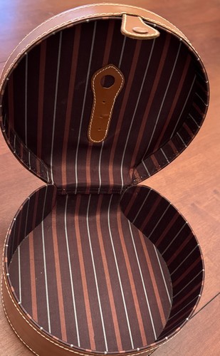 Vintage brown leather collar - vintage,