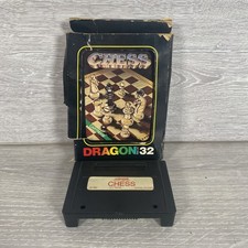 Dragon 32 Computer Game Cartridge Chess Dragon Data 1982 Micro Untested Box Rare