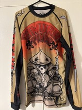 Tatami Fightwear Samurai Panda Long Sleeve Rashguard M MMA SAMURAI BURNS STRETCH