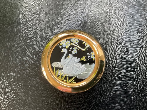 Chokin art 24kt gold trinket - gold,