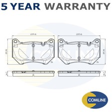 Comline Front Brake Pads Set