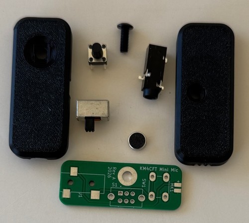 Mini microphone kit km4cft - by,