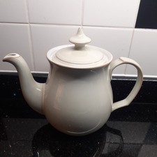 Denby Linen Cream Tea Pot Used