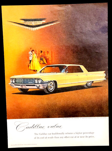 Yellow cadillac sedan ville - yellow,