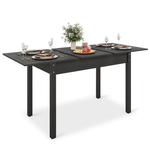 Wooden extendable dining table - wooden,
