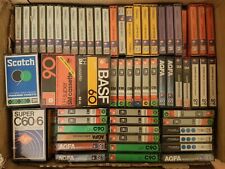Agfa/Philips/Scotch/TDK/Basf/Denon C60,90,120 - Cassette Vintage