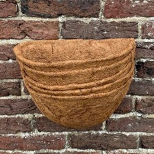 5 x Planter Liner Garden Wall Basket Coir Coco Fibre Coconut (30cm / 12 inch)