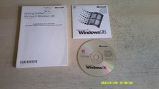 MICROSOFT WINDOWS 98 - PC OPERATING SYSTEM WITH MANUAL, CD-ROM, SLEEVE & CODE