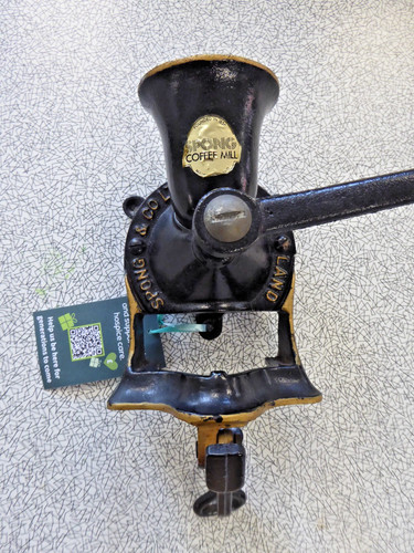 Vintage spong coffee grinder - vintage,
