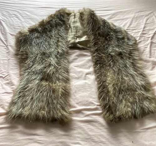 Vintage tawny brown fur - , stole