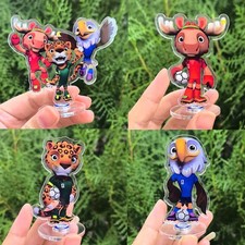 4PCS 2026 World Cup Mascot Figure Ornament Football Memorabilia Models Fans Gift