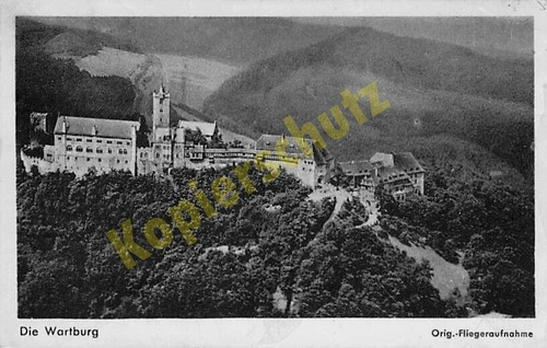 Eisenach postcard wartburg - postcard,