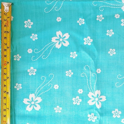 Turquoise cherry blossom - turquoise,