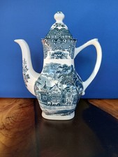 Vintage Blue & White Coffee