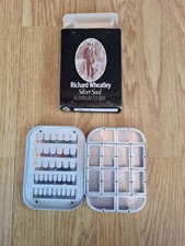 Vintage Richard Wheatley Silver Seal Alloy Fly Box Ref/1407 In Original Box Mint