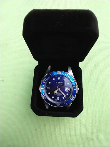 Men silver tone - tone, invicta-9204