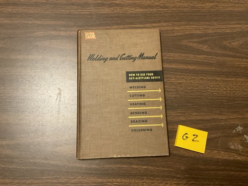 Welding and cutting - cutting, manual