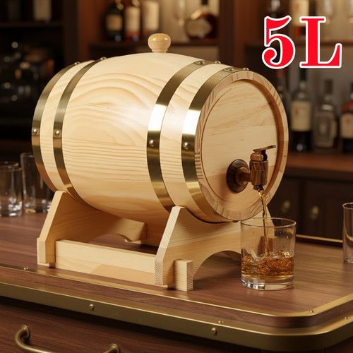 Wood wine dispenser - wood,