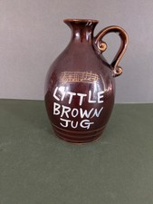 Vintage Ceramic Little Brown Jug Musical Decanter Pitcher TMK