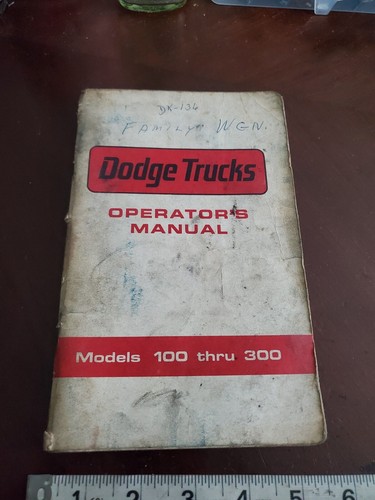 1960s dodge truck operator s - 'dodge,