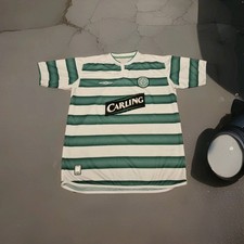 Vintage 2003-2004 Celtic Umbro Football Men's Jersey Shirt Size Large L Soccer 