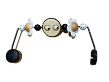 BABYBJORN BABY BJORN TOY BAR FOR BOUNCER GOOGLY EYES BLACK AND WHITE USED