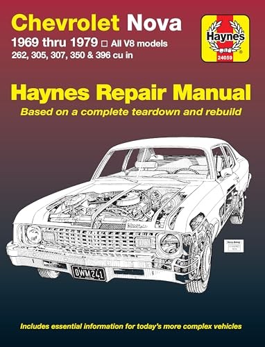 Chevrolet nova 1969 thru - nova,
