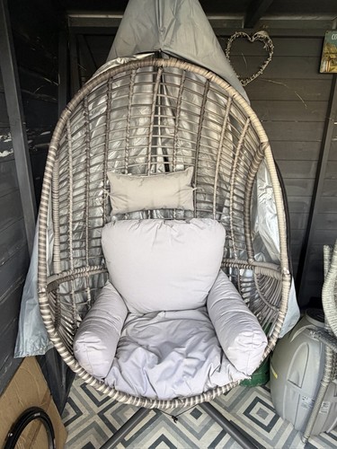 Rattan swing hanging - rattan, egg