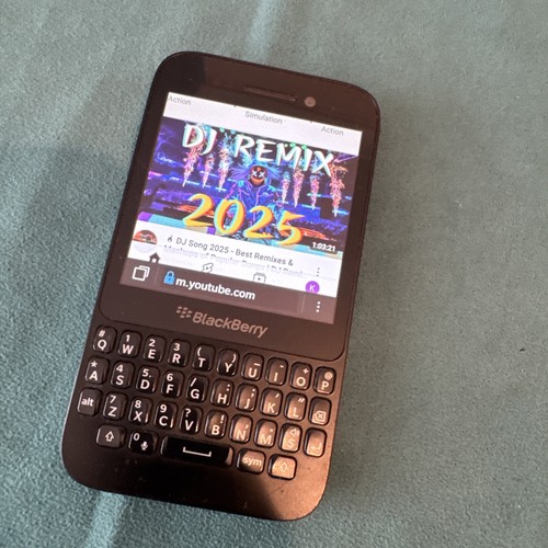 Blackberry smartphone black - blackberry, q5