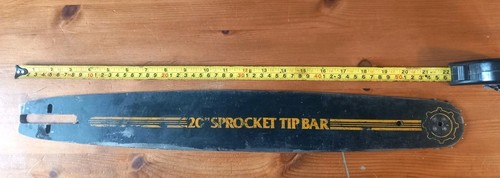 Vintage chainsaw guide - guide, bar